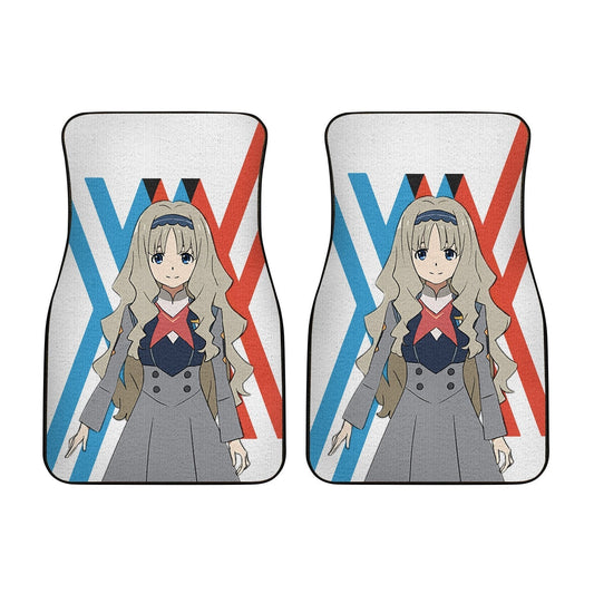 Kokoro Code 556 Car Floor Mats Custom Darling In The Franxx Anime Car Accessories