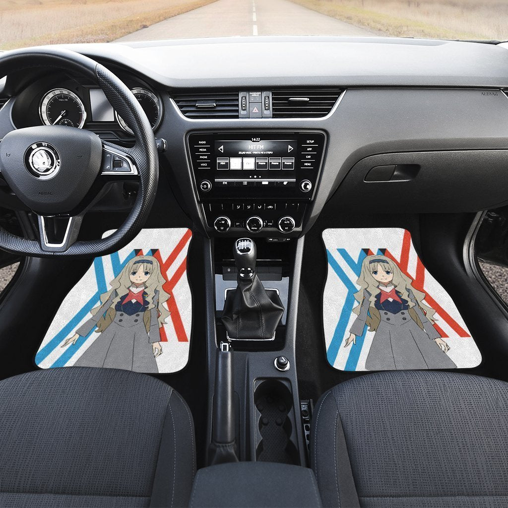 Kokoro Code 556 Car Floor Mats Custom Darling In The Franxx Anime Car Accessories