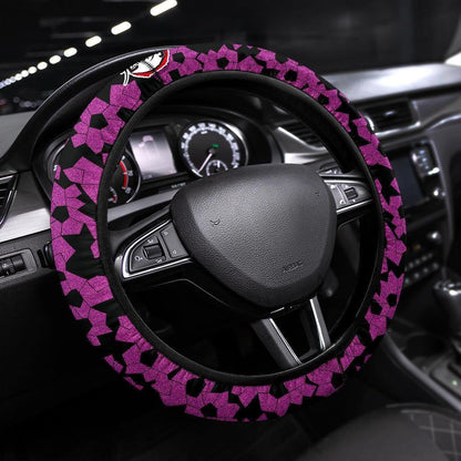 Kokushibo Demon Slayers Car Accessorries Anime Steering Wheel Cover