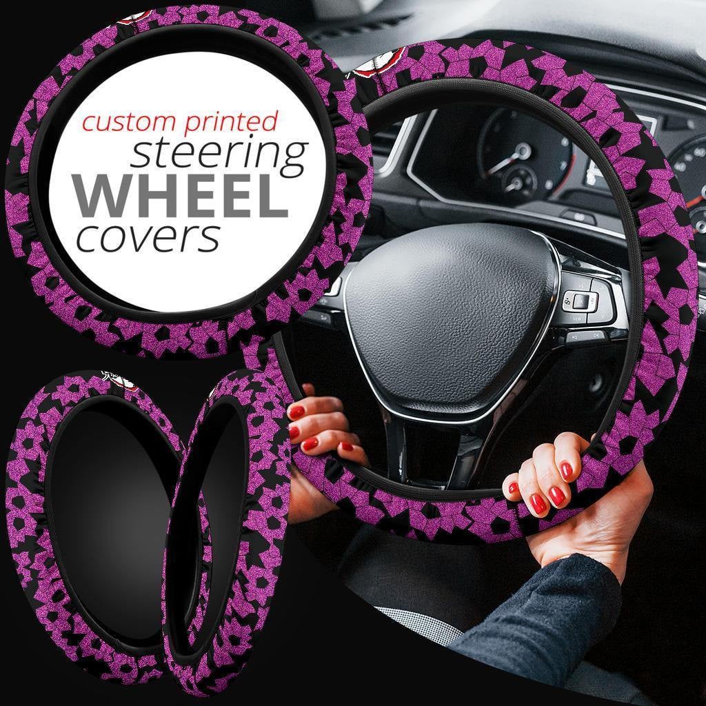 Kokushibo Demon Slayers Car Accessorries Anime Steering Wheel Cover