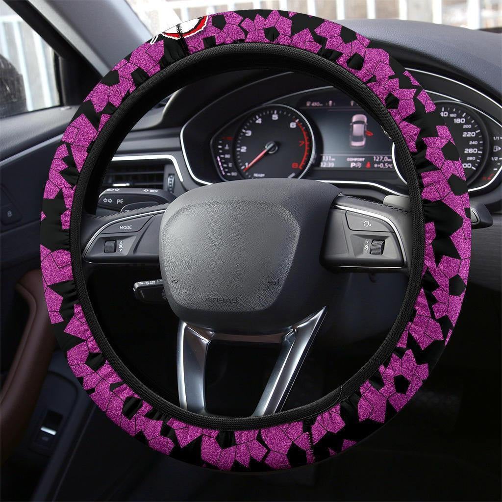 Kokushibo Demon Slayers Car Accessorries Anime Steering Wheel Cover