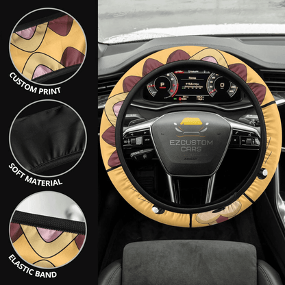 Kon Bleach Anime Steering Wheel Cover Custom Anime Car Accessories