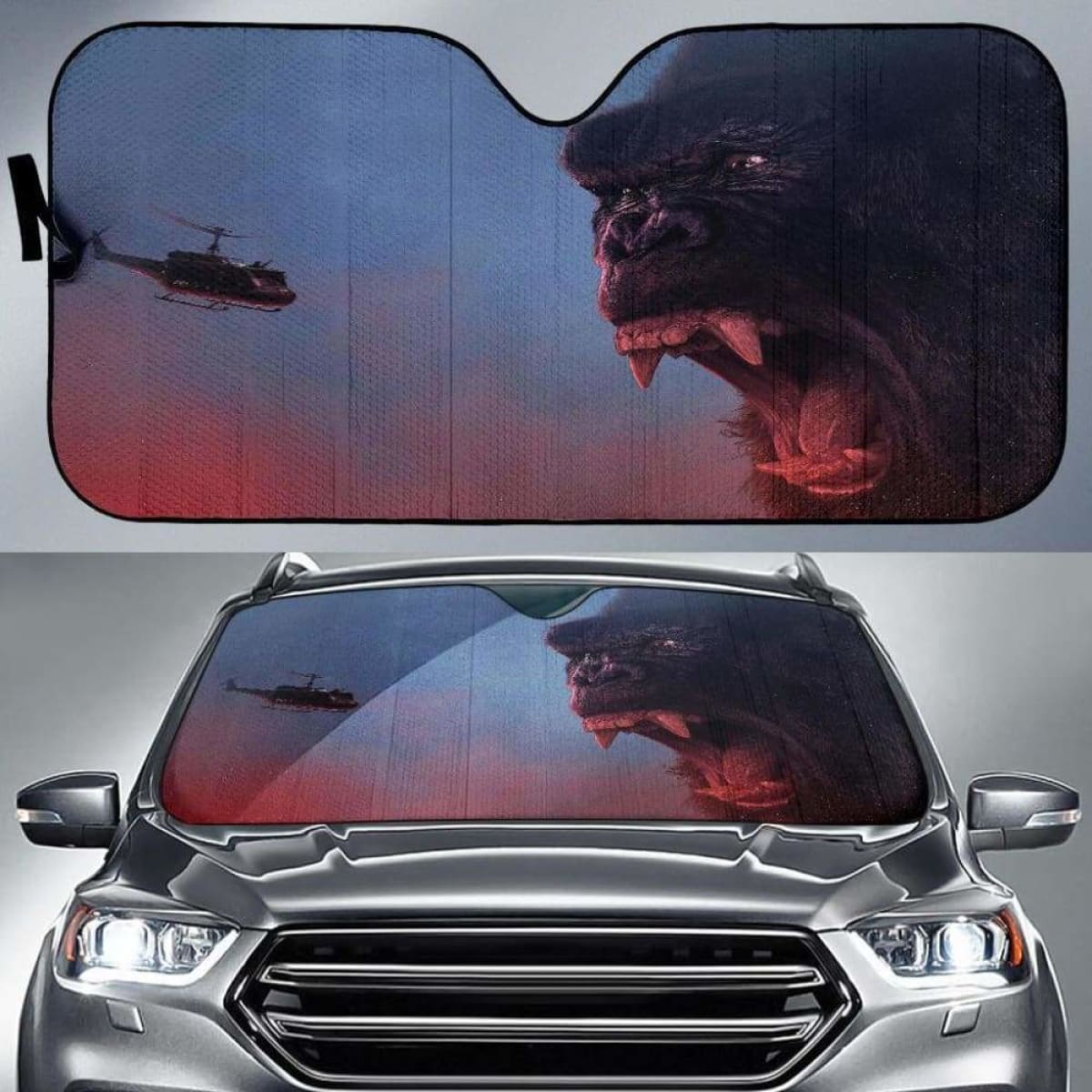 Kong Skull Island Auto Sun Shades 918b Universal Fit