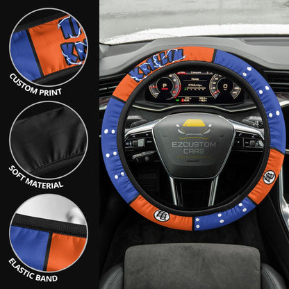 Krillin Anime Steering Wheel Cover Custom Dragon Ball Anime Car Accessories