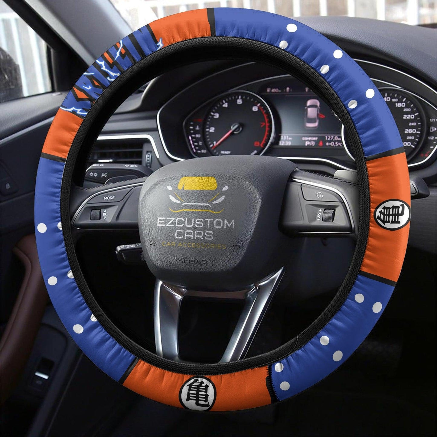 Krillin Anime Steering Wheel Cover Custom Dragon Ball Anime Car Accessories