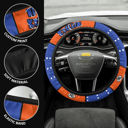 Krillin Anime Steering Wheel Cover Custom Dragon Ball Anime Car Accessories