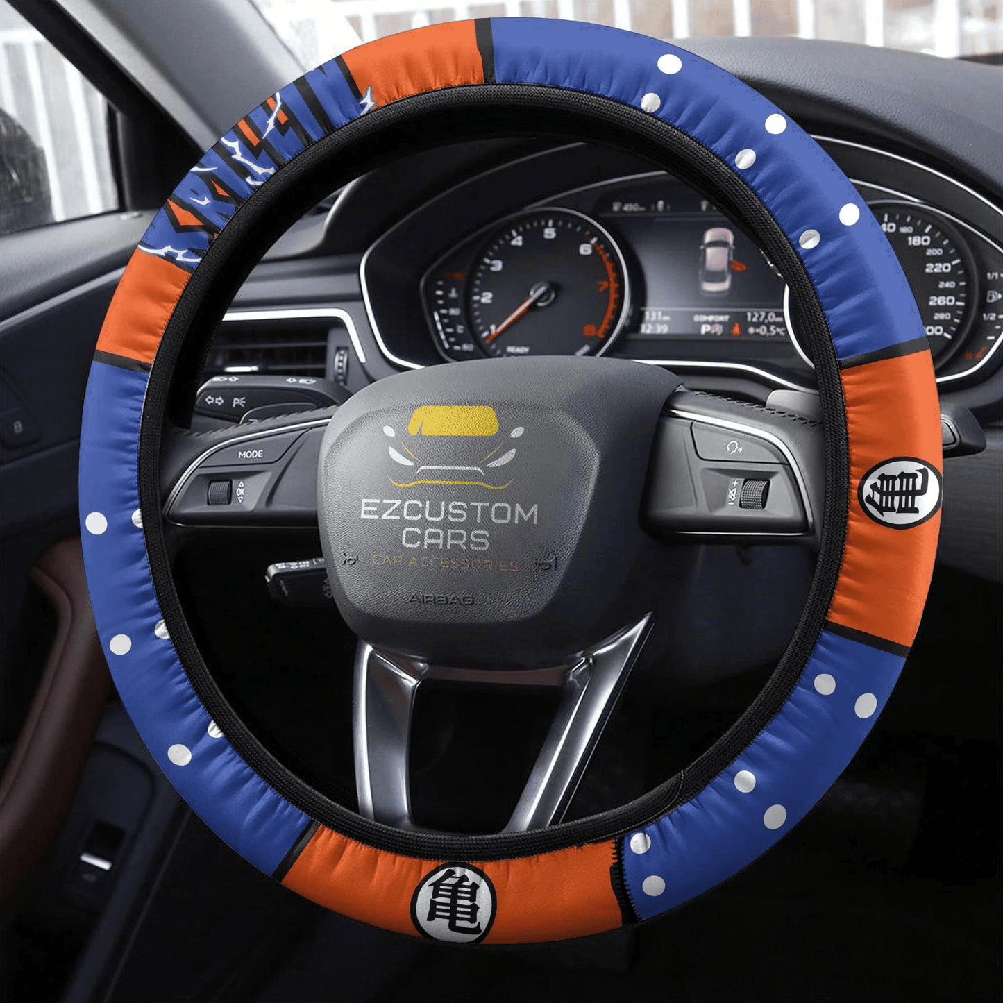 Krillin Anime Steering Wheel Cover Custom Dragon Ball Anime Car Accessories