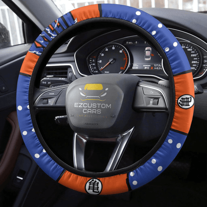 Krillin Anime Steering Wheel Cover Custom Dragon Ball Anime Car Accessories
