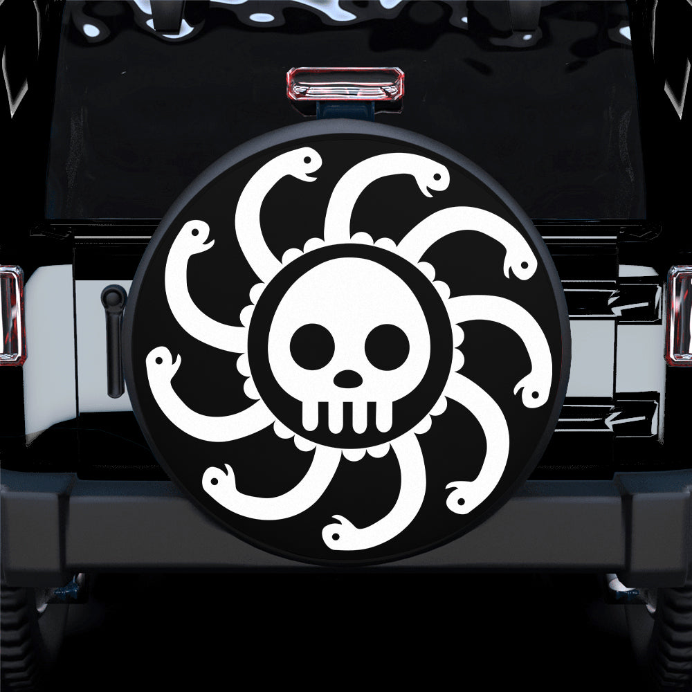 Kuja Pirates Flag Custom One Piece Anime Car Spare Tire