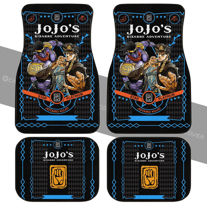 Kujo Jotaro Car Floor Mats Custom Anime JoJo's Bizarre Adventure Car Accessories