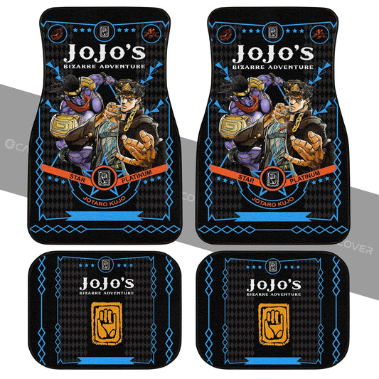 Kujo Jotaro Car Floor Mats Custom Anime JoJo's Bizarre Adventure Car Accessories
