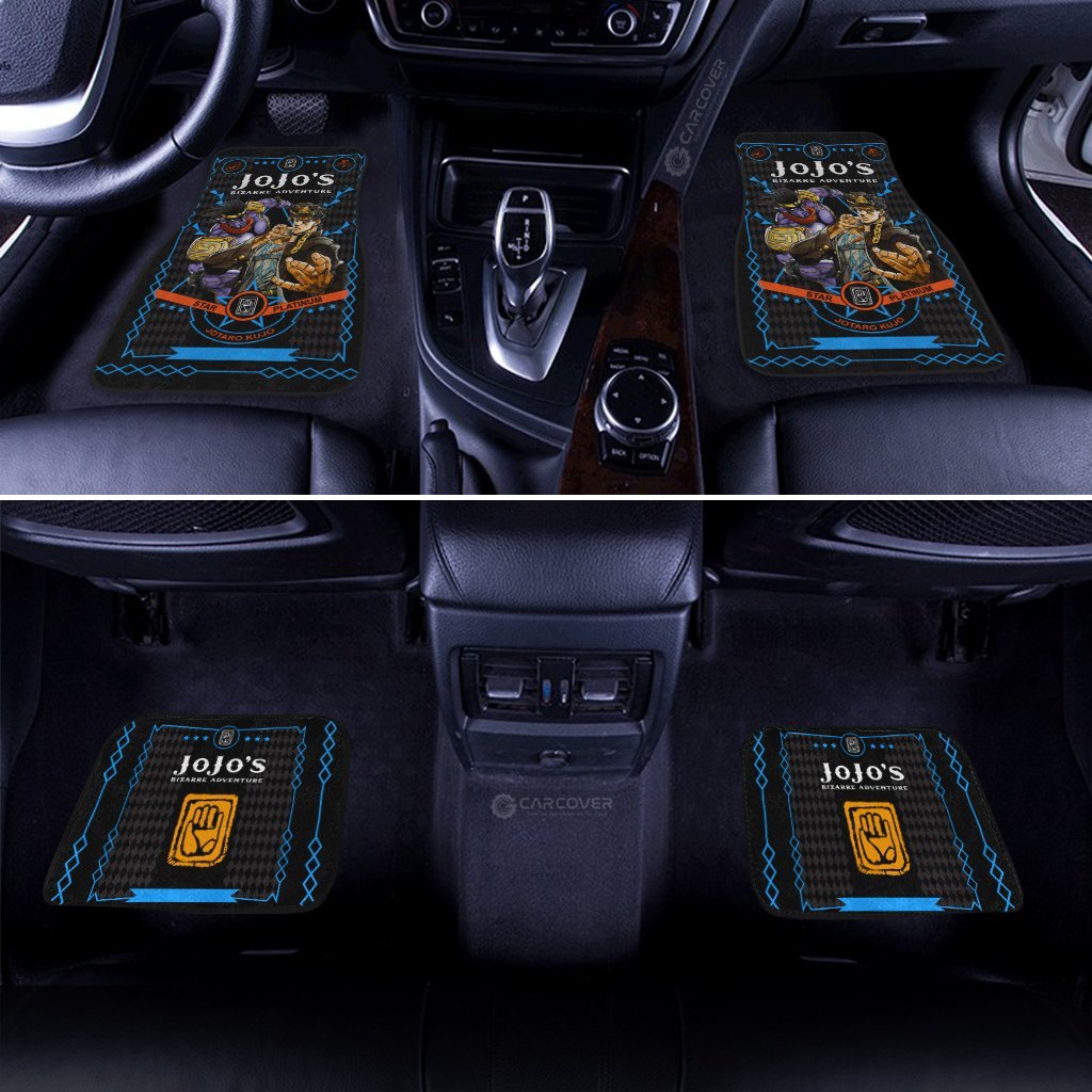 Kujo Jotaro Car Floor Mats Custom Anime JoJo's Bizarre Adventure Car Accessories