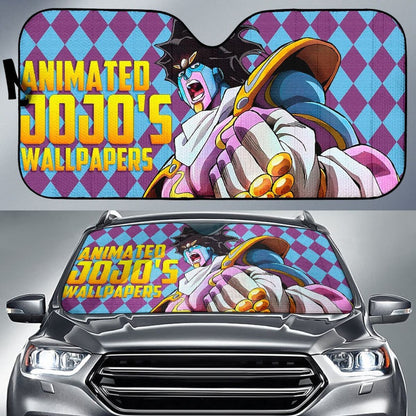Kujo Jotaro Car Sun Shades  JoJo's Bizarre Adventure Universal Fit 210212