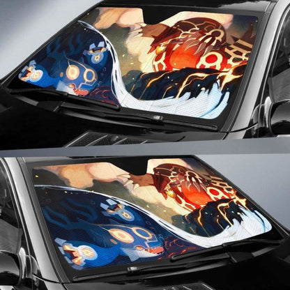 Kyogre And Groudon Car Sun Shades 918b Universal Fit