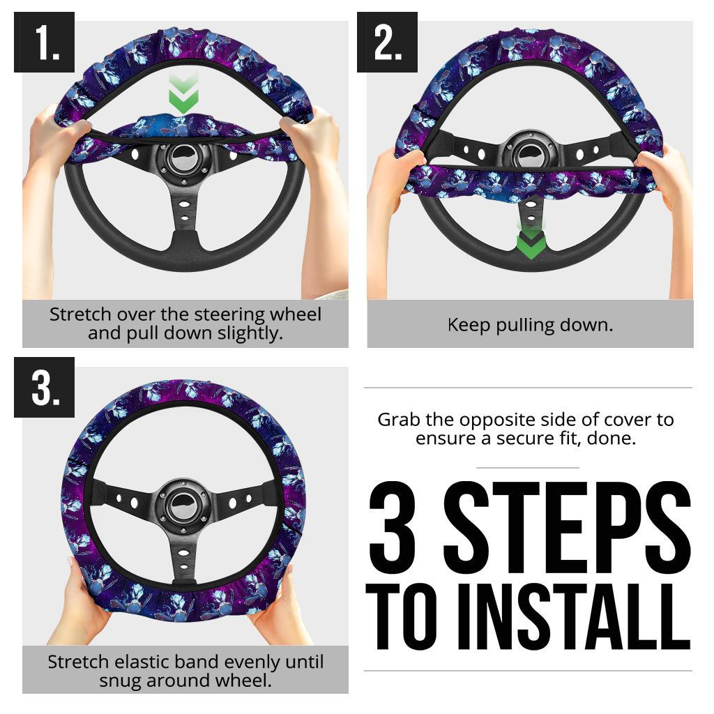 Kyogre Anime Custom Car Steering Wheel Cover