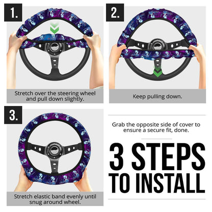 Kyogre Anime Custom Car Steering Wheel Cover