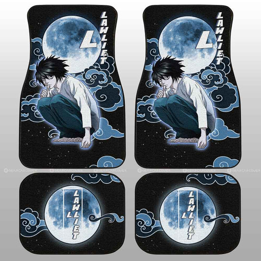L Lawliet Car Floor Mats Custom Death Note Car Accessories