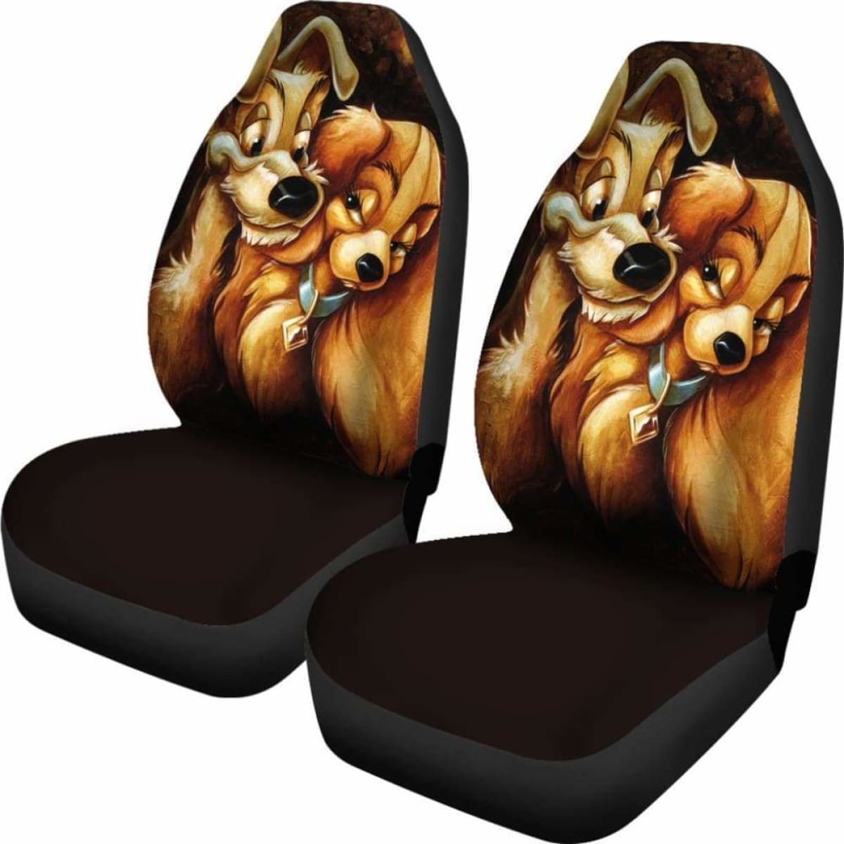 LADY AND THE TRAMP Car Seat Covers Universal Fit