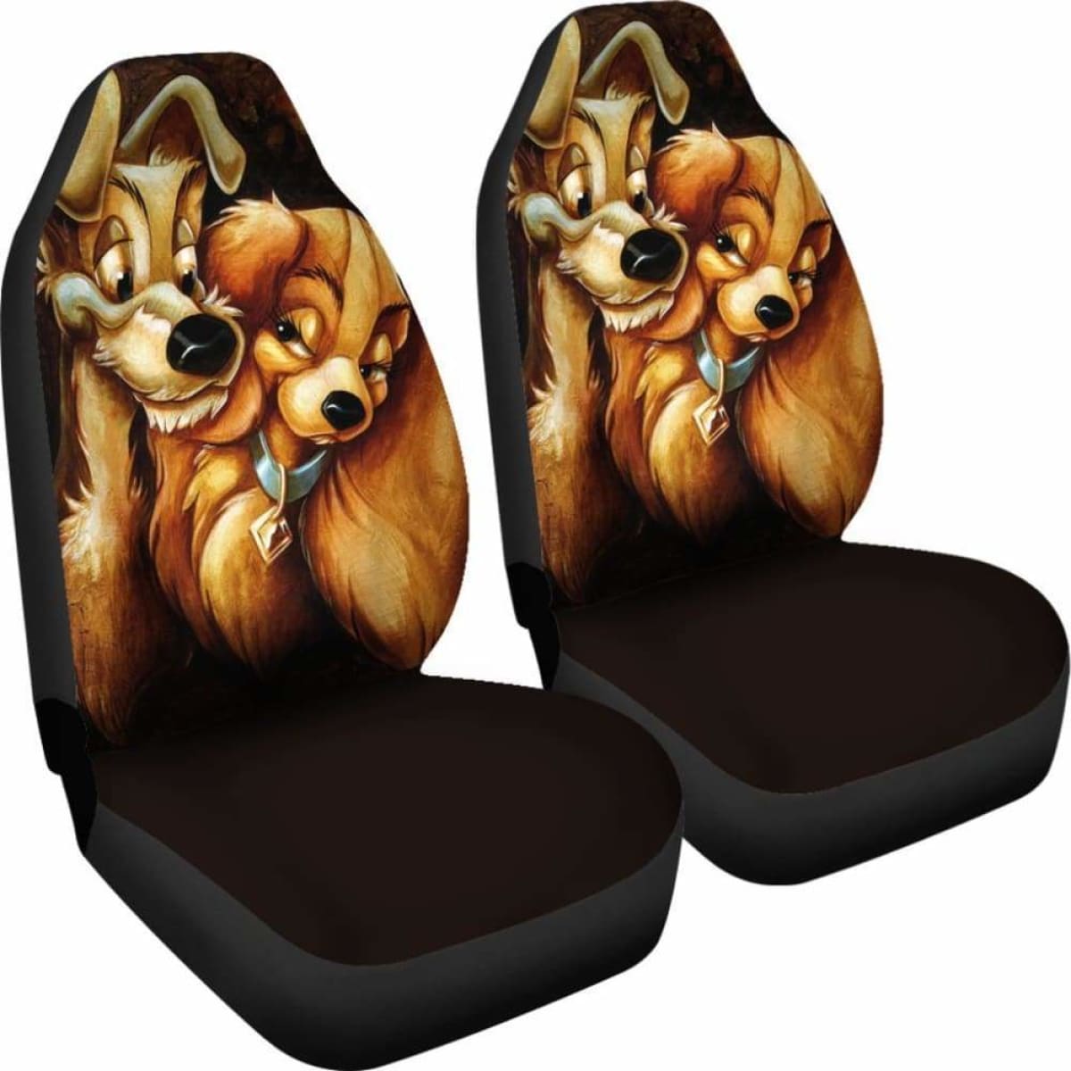 LADY AND THE TRAMP Car Seat Covers Universal Fit