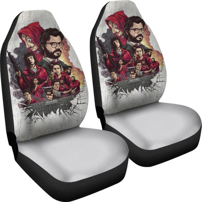 La Casa De Papel Money Heist Car Seat Covers Movie H051520 Universal Fit 072323