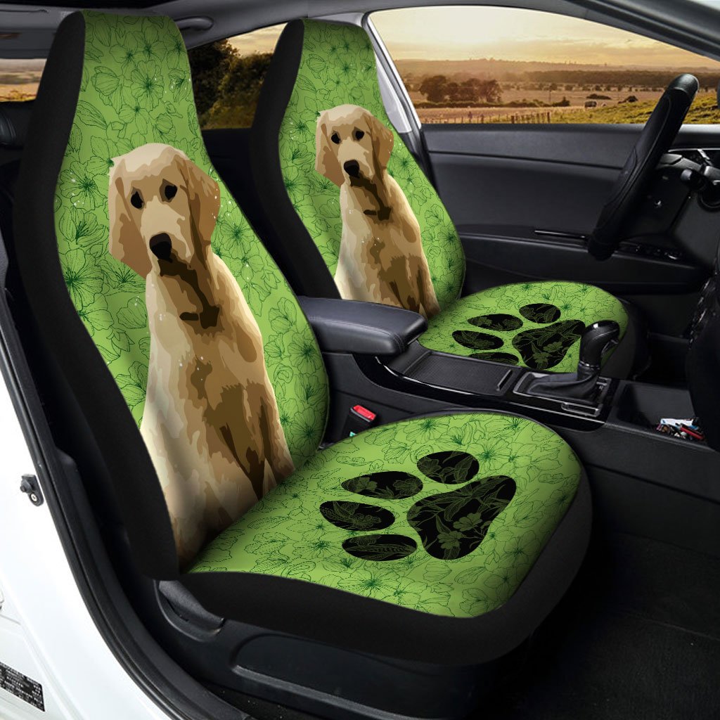 Labrador Retriever Car Seat Covers Custom Green Car Accessories