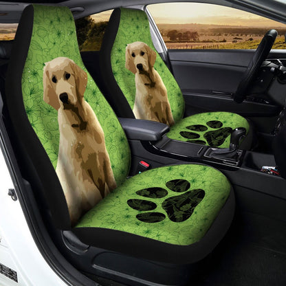 Labrador Retriever Car Seat Covers Custom Green Car Accessories