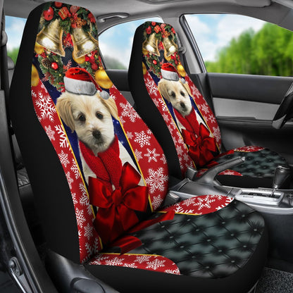 Labrador Retriever Puppy Premium Custom Car Seat Covers Decor Protector
