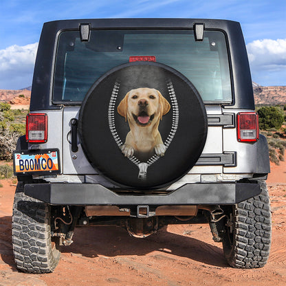 Labrador Retriever Zipper Car Spare Tire Cover