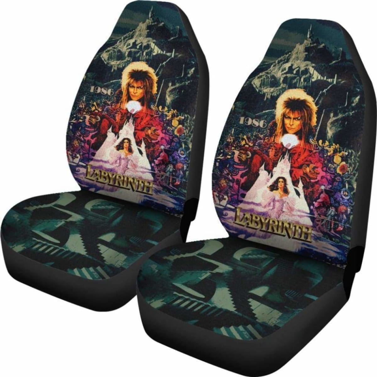 Labyrinth 1986 Movie Car Seat Covers Universal Fit 051012