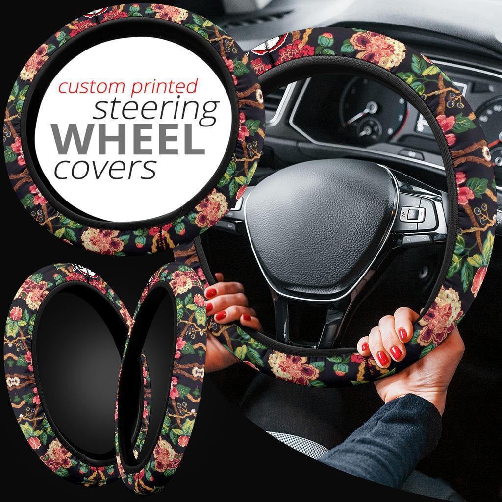 Lady Tamayo Demon Slayers Anime Steering Wheel Cover Anime Car Accessories