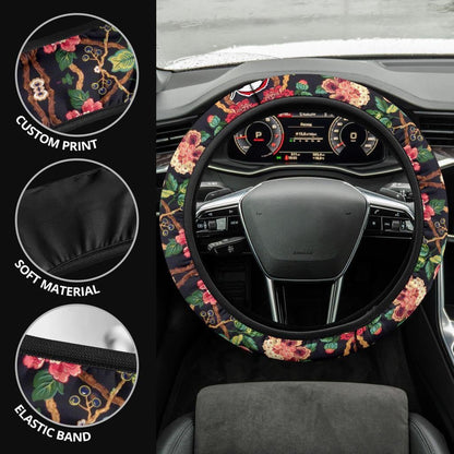 Lady Tamayo Demon Slayers Anime Steering Wheel Cover Anime Car Accessories