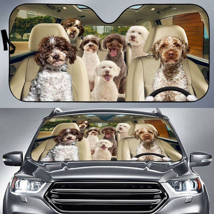 Lagotto Romagnolo Car All Over Printed 3D Sun Shade