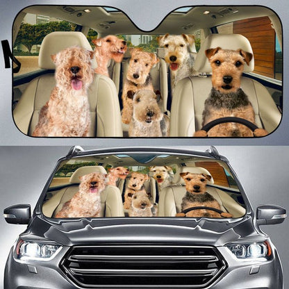 Lakeland Terrier Car All Over Printed 3D Sun Shade