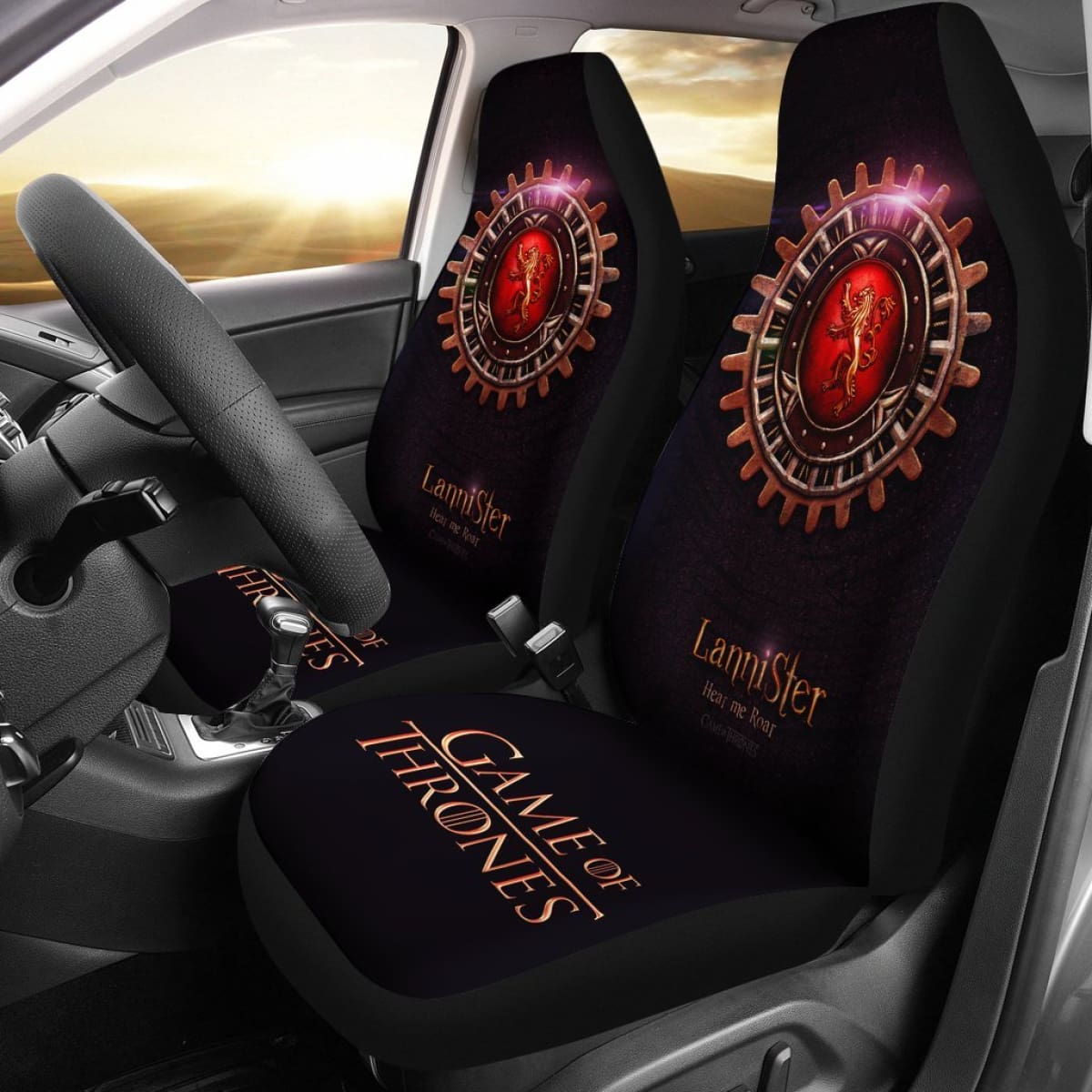 Lannister Game Of Thrones Art Car Seat Covers Movies H053120 Universal Fit 072323