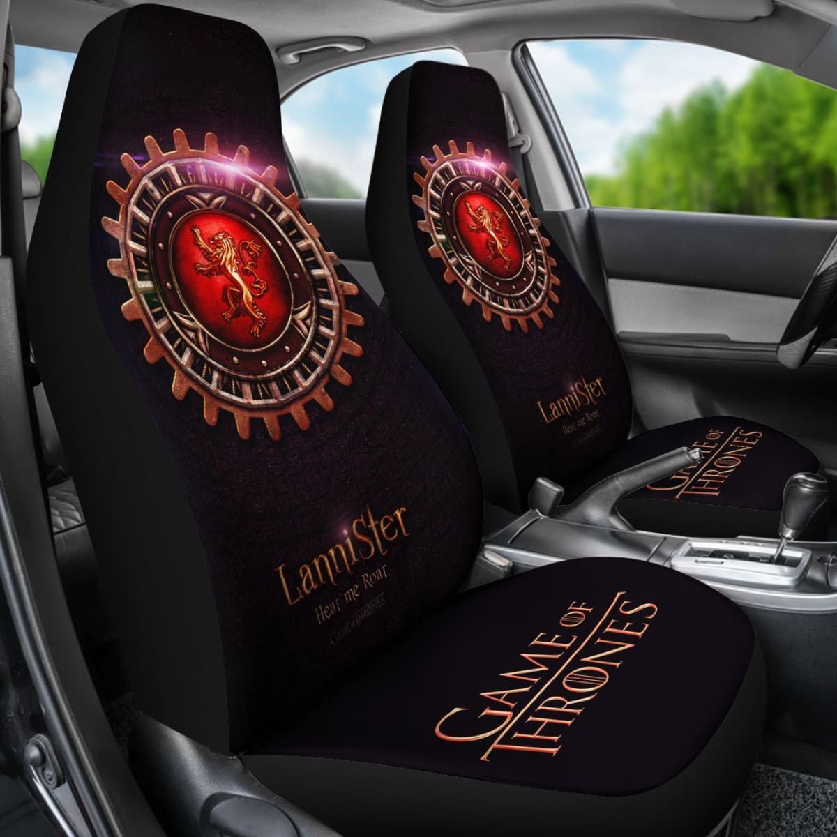 Lannister Game Of Thrones Art Car Seat Covers Movies H053120 Universal Fit 072323