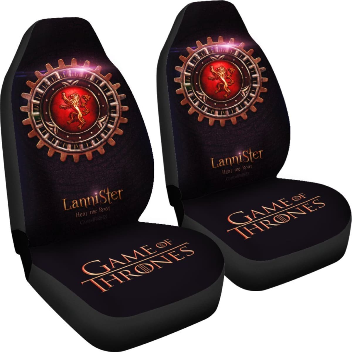 Lannister Game Of Thrones Art Car Seat Covers Movies H053120 Universal Fit 072323