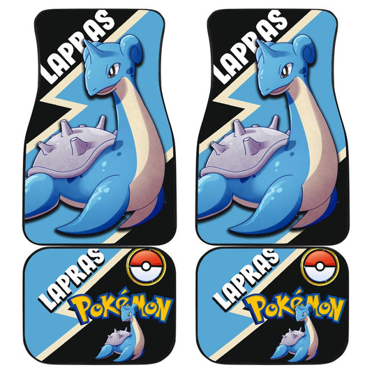 Lapras Car Floor Mats Custom Anime Car Interior Accessories