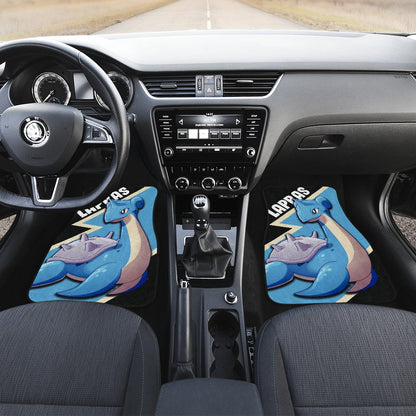 Lapras Car Floor Mats Custom Anime Car Interior Accessories