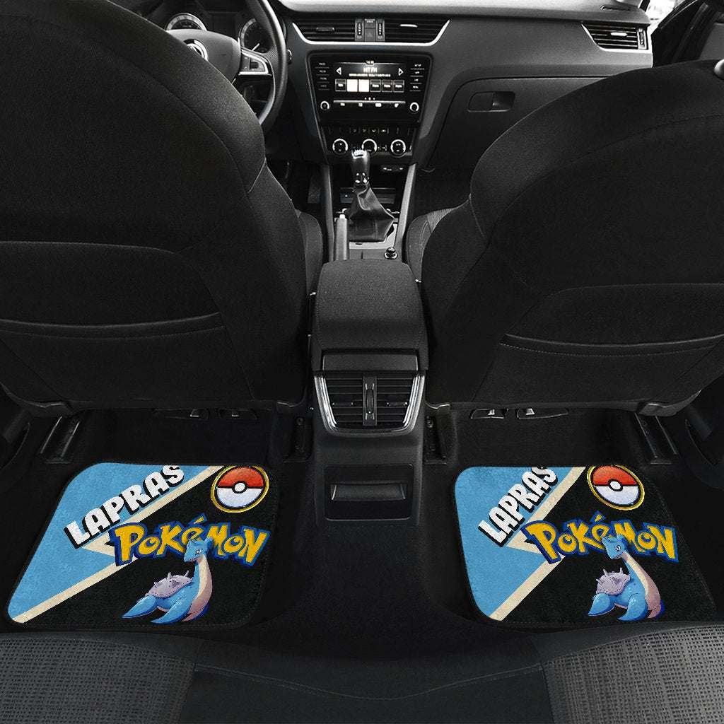 Lapras Car Floor Mats Custom Anime Car Interior Accessories