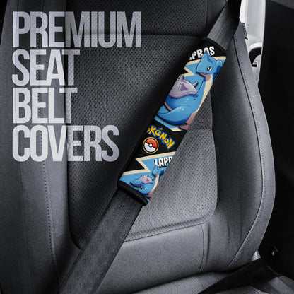 Lapras Car Seat Belt Covers Custom Anime Car Accessories