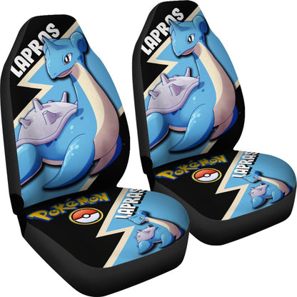 Lapras Car Seat Covers Custom Anime Pokemon Car Accessories