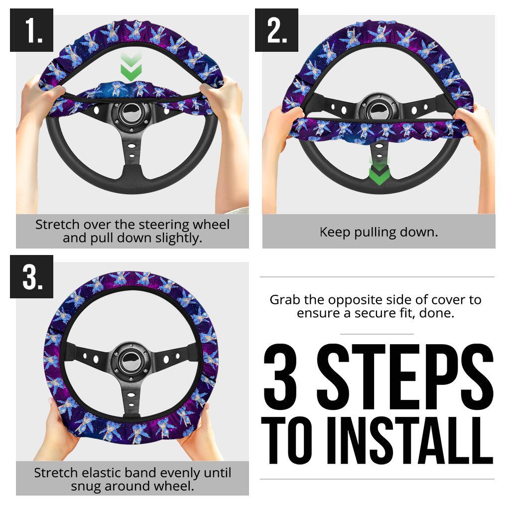 Latios Anime Custom Car Steering Wheel Cover