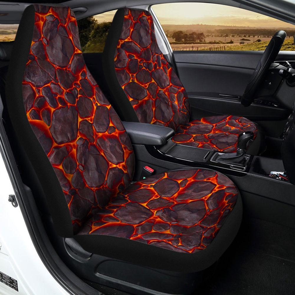 Lava Magma Car Seat Cover Custom Printed Car Accessories