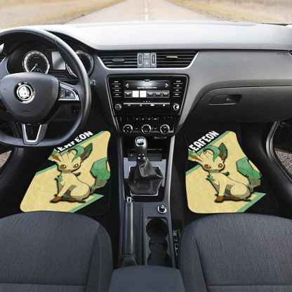 Leafeon Car Floor Mats Custom Anime Car Interior Accessories
