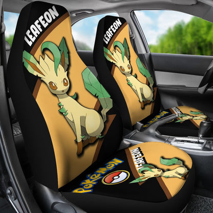 Leafeon Car Seat Covers Custom Anime Pokemon Car Accessories