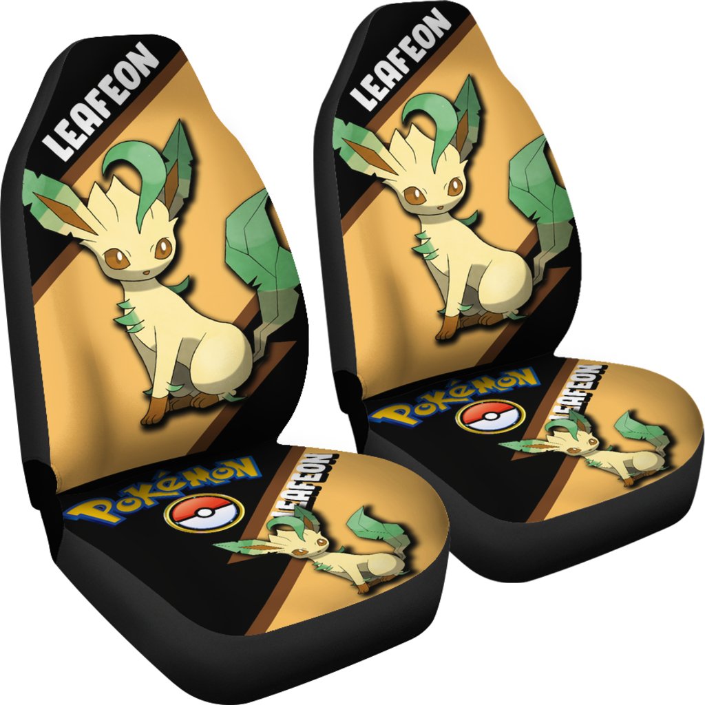 Leafeon Car Seat Covers Custom Anime Pokemon Car Accessories