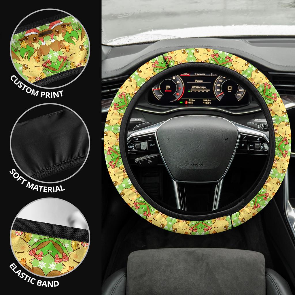 Leafeon Car Steering Wheel Cover 2
