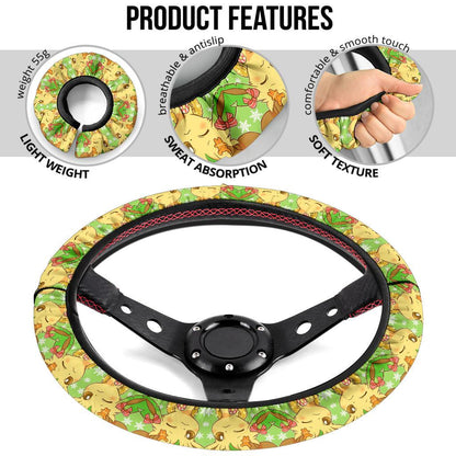 Leafeon Car Steering Wheel Cover 2