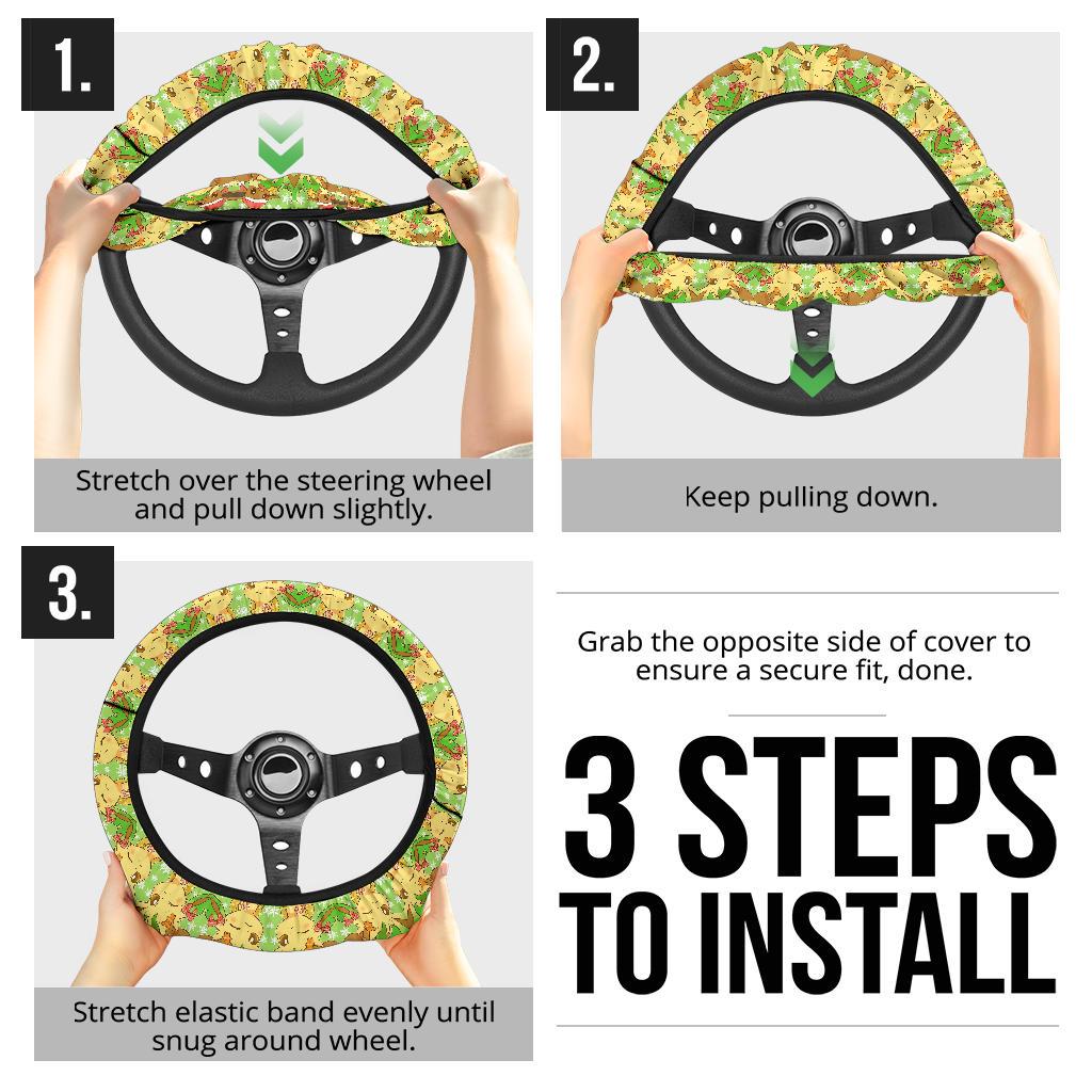 Leafeon Car Steering Wheel Cover 2