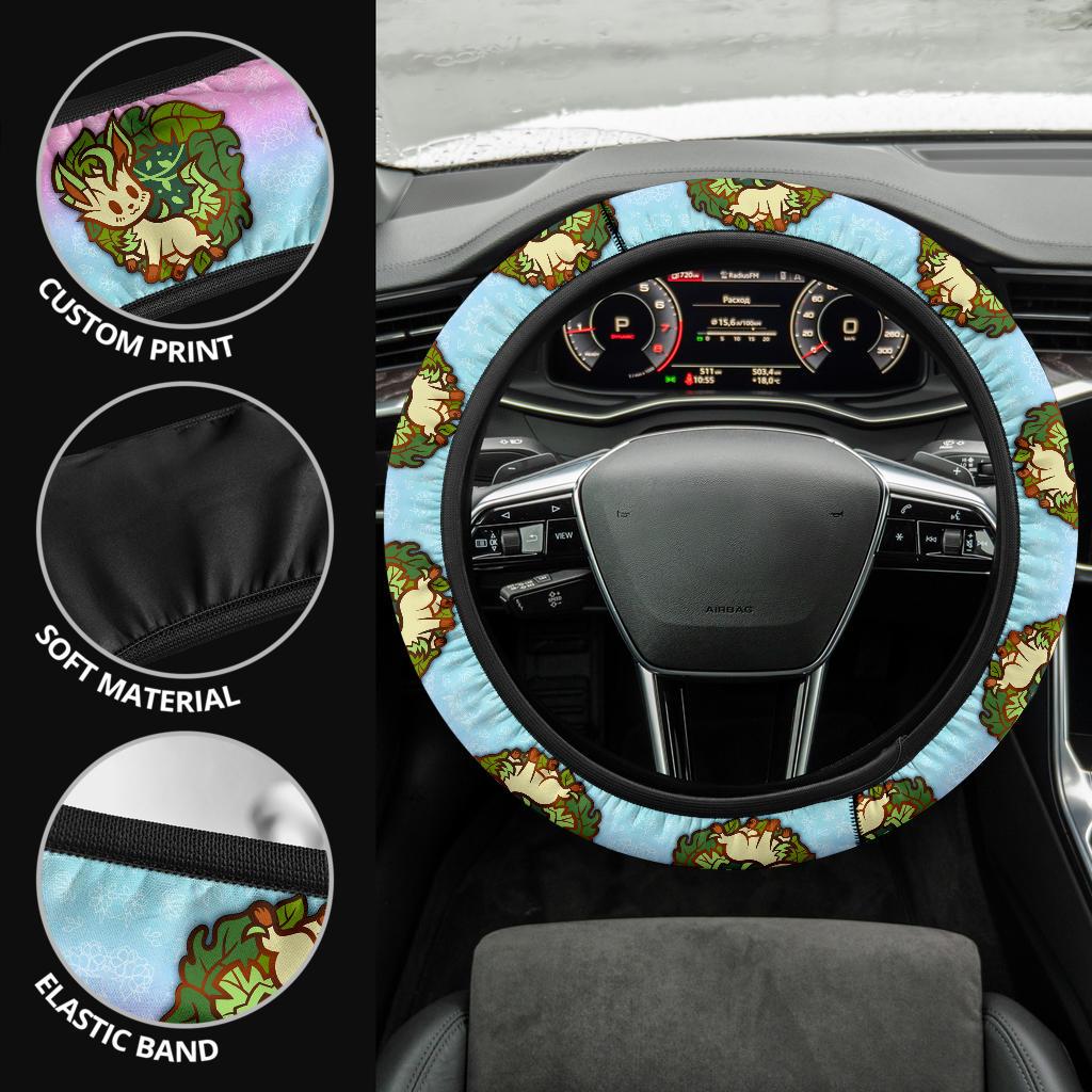 Leafeon Car Steering Wheel Cover